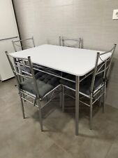 Dining Table and 4 Chairs Set