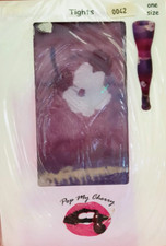 Vintage Pop My Cherry Abstract Cherry Blossom Tights