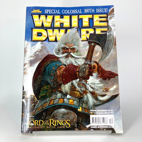 White dwarf 300 magazine - white,