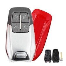 4 Button Remote Key Fob with Blank Blade fits Ferrari 458 588 488GTB
