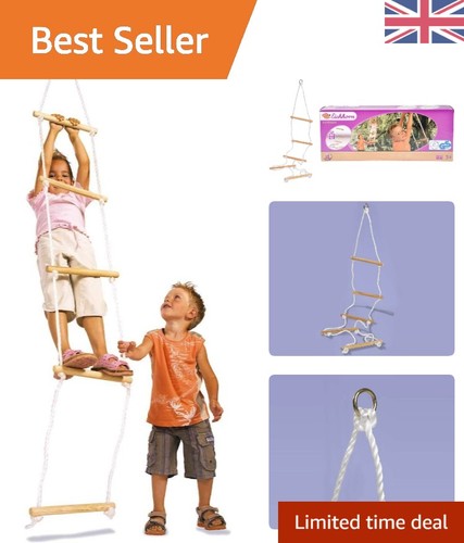 Wooden kids rope ladder - rope,