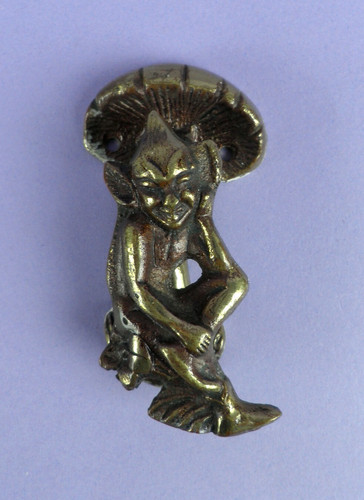 Pixie with toadstool - with, original