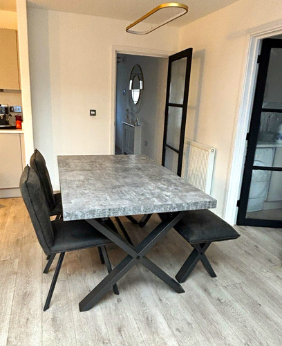Grey piece dining - 4-piece,