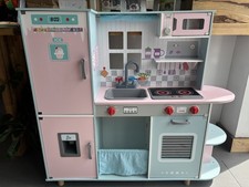 Toy kitchen Wooden Deluxe Pink and Blue Kitchen