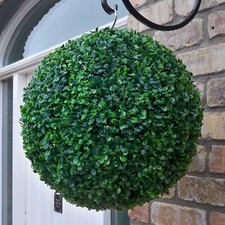 Green Boxwood hanging topiary