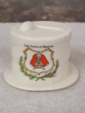 Antique Shelley China Crested Ware "Pat's Hat and Dudeen" #154 Arms of Brecon