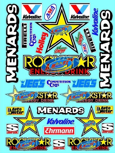 Autographix sticker racing - autographix,