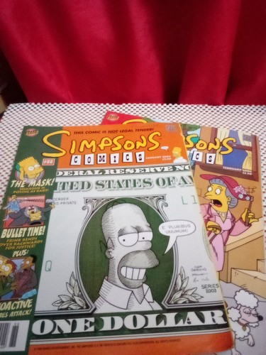 Simpsons comics january - simpsons,