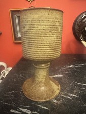 Vintage Studio Pottery Wine Goblet 