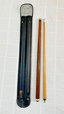Vintage Sondico Sports 2-Piece Pool/Snooker Cue Set in Original Black Case Used