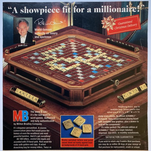 1994 franklin mint scrabble - 1994,