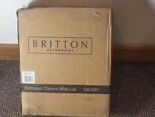 BRITTON BATHROOMS COMPACT CISTERN DUAL FLUSH WITH LID: Product code: CM.0007
