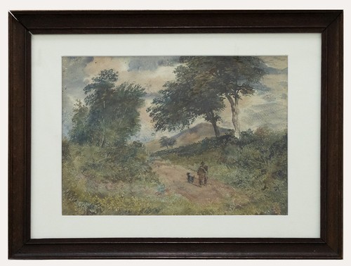Mid 20th century watercolour - mid,