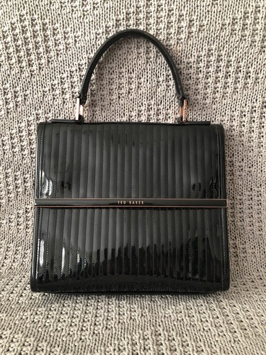 Ted baker black patent bag - baker,