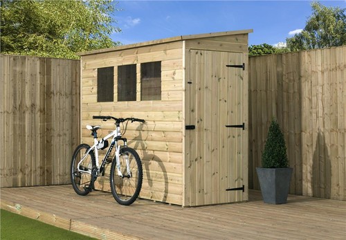 Empire pent garden shed - pent,