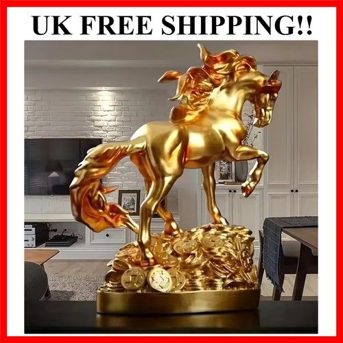 Piece horse statue - -,