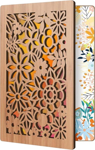 Mother day card wooden - mother's,
