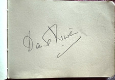 DAVID  NIVEN    -  BRITISH ACTOR  -  AUTOGRAPH