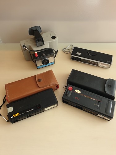 Various vintage cameras - vintage,