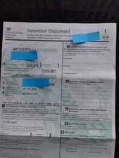 FL02 BOB CHERISHED REGISTRATION NUMBER ON RETENTION CERTIFICATE