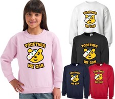 Pudsey bear Sweatshirt Kids Jumper Children in Need Together we can Charity 2025