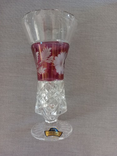 Lead crystal vase - vase(1980's), with