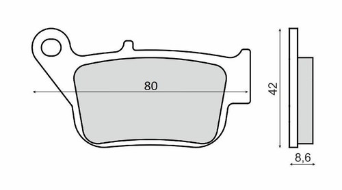 Rear brake pads - brake,