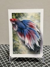 Aceo miniature art card - aceo,