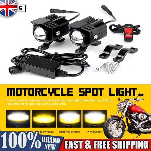 Led motorcycle spot lights - led,