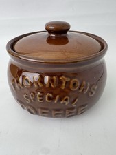 Vintage Thorntons Special Toffee Ceramic Sweet Jar Candy Pot Brown 