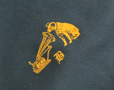 HMV ladies scarf, dark green