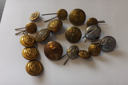 Military british buttons - british,