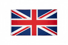 Large Union Jack Flag 5FT x 3FT | Brass Eyelets | GB UK Sport & Event Decor