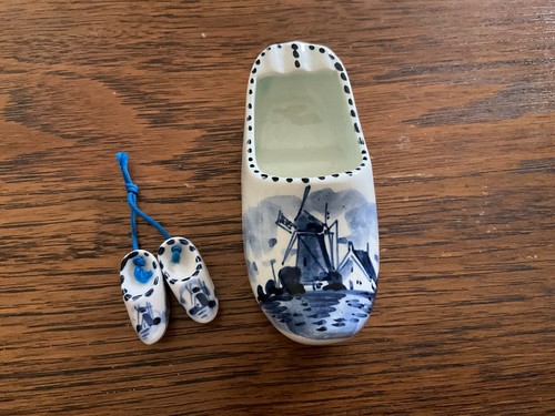 Vintage blue white - blue, delft