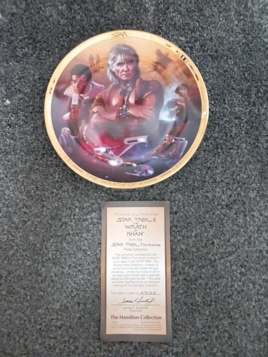 Vintage star trek movies plate - trek,