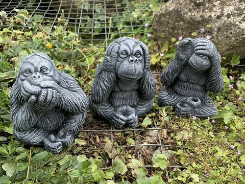 Stone garden set hear - set, of