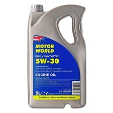 Motor World Engine Oil 5L SAE