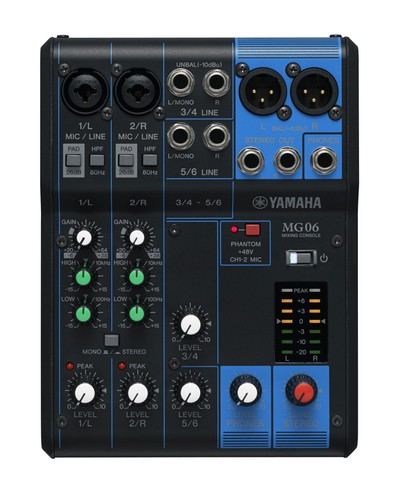Yamaha mg06 channel - mg06, 6