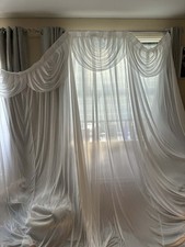 Wedding Satin White Backdrop