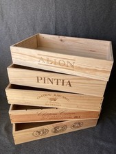 5x M Wine Box - Market Stall Display Storage Shelving Upcycle Project - Shallow