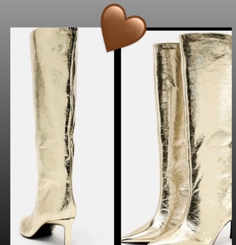 Zara metallic high heel - metallic, high-heel