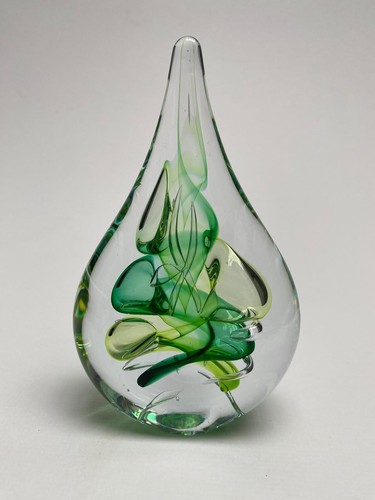 Handmade glass teardrop - handmade,