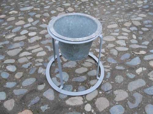 Wrought iron plant - wrought, pot