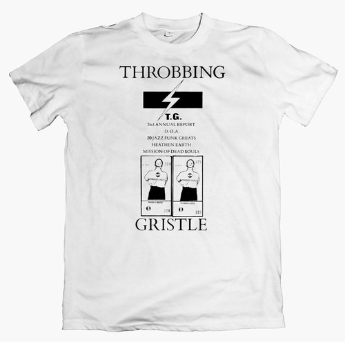 Throbbing gristle lps shirt - lps, t-shirt