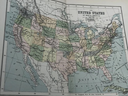 1905 map united states - map,