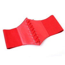 Womens Ladies Wide Corset Belt