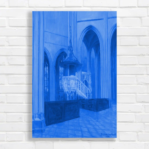 Impressionist cathedral - impressionist,