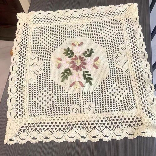 50cm vintage square - vintage, hand