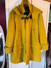 Joules Antique Gold Woosdale Duffle Coat - Size 20