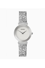 Sekonda Ladies White Leather & Brass Strap 25mm Dress Watch 40516